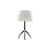 Lampe de table Lumière Piccola métal verre blanc / Variateur - H 35 cm/ Rodolfo Dordoni, 1990 - Foscarini