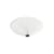 Lampada da parete Matin Flush Mount tessuto bianco / Plafoniera - Piccola / Ø 38 cm - Hay