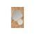 Miroir mural Folia Medium bois naturel / L 50 x H 82 cm - Ferm Living