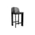 Chisel 35 Low Bar chair wood black / H 65 cm - Hay