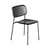 Chaise empilable Soft Edgde 45 plastique noir - Hay