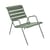 Fauteuil bas Monceau métal vert / Empilable - Fermob