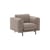 Fauteuil rembourré Rest tissu beige - Muuto