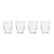 Glas Out of Lines glas transparent / Set von 4 - Serax