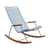 Rocking chair Click plastique bleu - Houe