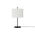 Nebra Table lamp textile white / Swivel & height-adjustable - NEW WORKS
