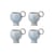 Set de 4 tasses Avonlea  céramique bleu / 250 ml - Bloomingville