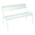 Banc avec dossier Monceau métal vert / 2 à 3 places - L 116 cm - Fermob