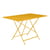 Bistro Foldable table metal yellow / 117 x 77 cm - 6 people - Parasol hole - Fermob