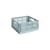 Cestino Colour Crate materiale plastico blu Pannello medium / 29,5 x 29,5 cm - Hay