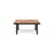 Flod Tiles Coffee table ceramic red orange / 81 x 60 cm - Hand-made clay tiles - Ferm Living