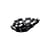 Centre de table La Stanza dello Scirocco métal noir / Ø 41 x H 15 cm - Mario Trimarchi, 2009 - Alessi