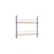 Étagère Magazine Shelving – MS.65.1 bois naturel / Pour livres et magazines - L 85 x H 73 cm - MOEBE