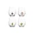 Misa Glass glass multicoloured / Set of 4 - Bloomingville