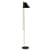 Lampadaire Yuh métal marbre noir LED / Base marbre - Orientable - Louis Poulsen