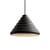 Pendelleuchte Eolie - Panarea stein schwarz / Recycelter Lavagestein - Foscarini