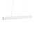 Pendelleuchte Vuelta LED glas weiß Large / L 100 cm - Gestreiftes Glas - Ferm Living