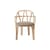 Poltrona Bistra fibre legno naturale / Seduta imbottita - Gubi