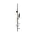 Adélaide Metal Rotating shelf metal black / Swivel - For 230 to 253 cm ceilings - Mogg