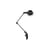 Loft Table lamp metal black With clamp base - 2 arms - H max 80 cm - Jieldé