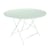 Table pliante Bistro métal vert / Ø 117 cm - Trou parasol - Fermob