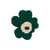 Tapis de bain Unikko vert / 73 x 74 cm - Marimekko