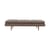 Sofa Pione textil braun / 198 x 77 cm – Schlingenpol - Bloomingville
