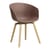 Fauteuil  About a chair AAC22 plastique rouge / Recyclé - Hay