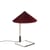 Lampe de table Matin Small LED tissu rouge / H 38 cm - Hay