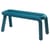 Panca imbottita Bold tessuto blu / Tessuto - L 100 cm - Moustache