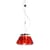 Campari Light Pendant glass red L 155 cm - Ingo Maurer