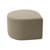 Pouf Stilla tissu beige / Polyester recyclé - AYTM