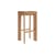Tabouret haut Chisel 30 High / H 75 cm - Rembourrage cuir - Hay