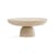 Tavolino Olo Concrete pietra beige / Ø 70 x H 33 cm - Cemento cerato - Mogg