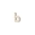 Vase Hector B keramik beige / L 13 x H 19 cm - BROSTE COPENHAGEN