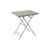 Arc en Ciel Foldable table metal grey Folding - 70 x 50 cm - Emu