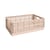 Cestino Colour Crate materiale plastico rosa Grande / 34,5 x 53 cm - Riciclato - Hay