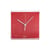 Horloge murale Tic & Tac plastique orange rouge / à poser ou suspendre - Philippe Starck, 2010 - Kartell