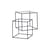 Table d'appoint Thin black table   / Nendo, 2011 - 46 x 47 x H 51 cm - Verre - Cappellini