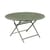 Table pliante Caractère métal vert / Ø 128 cm / 7 personnes - Fermob