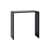Consolle Solitaire metallo nero L 100 x P 28 x H 100 cm - Zeus