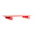 Étagère Pipeline Duo métal rouge / L 76 cm - raawii