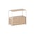 Étagère UNIT 2 métal blanc / H 75 cm x L 84 cm - 2 portes - TIPTOE