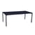 Table rectangulaire Calvi métal bleu / 195 x 95 cm - 10 à 12 personnes - Fermob