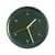  Wall clock plastic material green by Jasper Morrison / Ø 26.5 cm - Hay