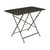 Klapptisch Bistro metall braun / 97 x 57 cm - 4 Personen - Sonnenschirm Loch - Fermob