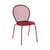 Chaise empilable Lorette métal rouge - Fermob