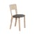 Gepolsterter Stuhl 66 textil schwarz / Alvar Aalto, 1935 - ARTEK
