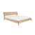Lit double Air bois naturel / Pour matelas 160 x 200 cm - Chêne massif - Ethnicraft