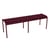 Panchina Luxembourg metallo rosso 3/4 posti / L 145 cm - Alluminio - Fermob
